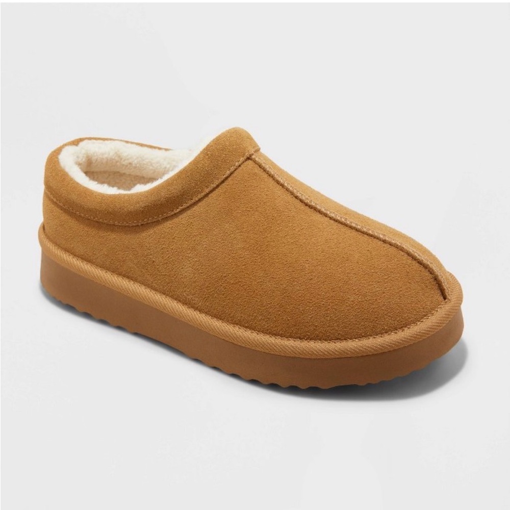 Genuine suede clog NWT 8